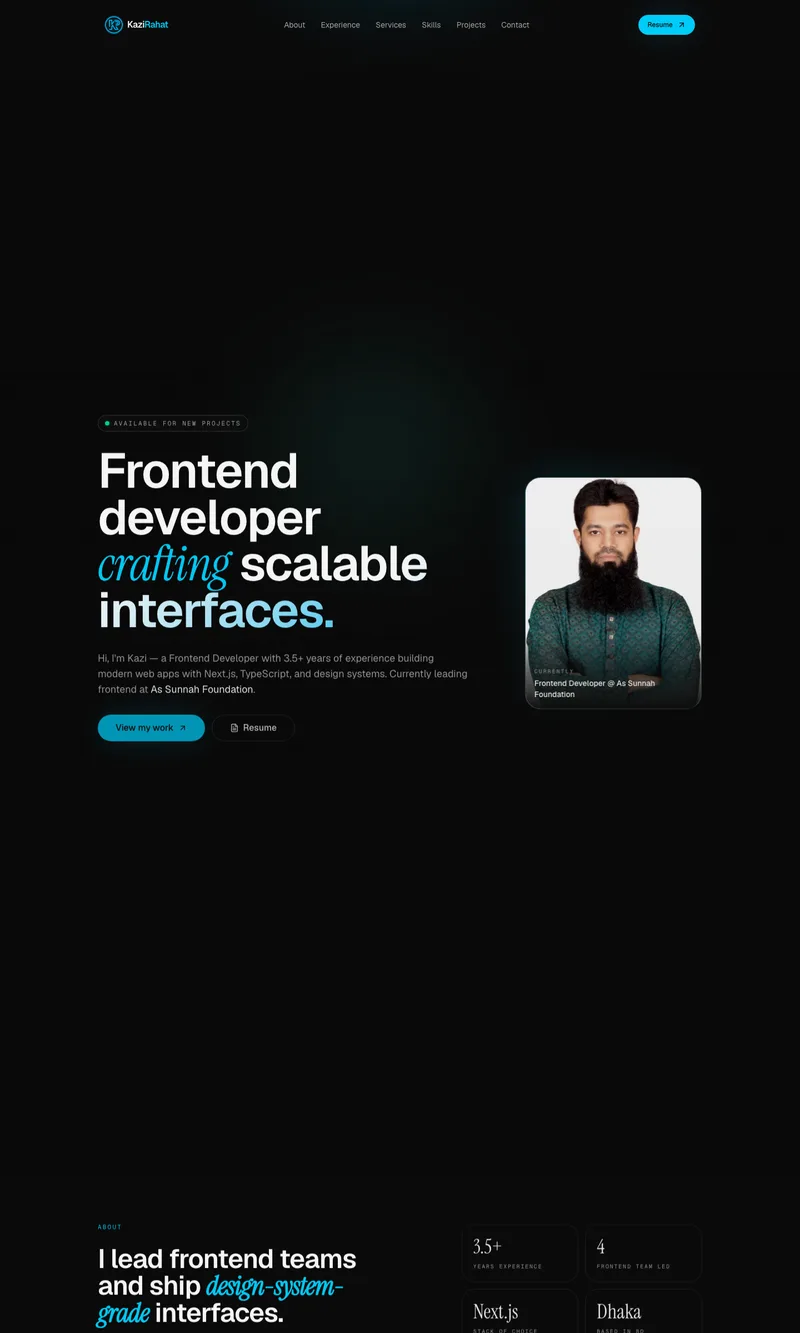 This Portfolio screenshot 1