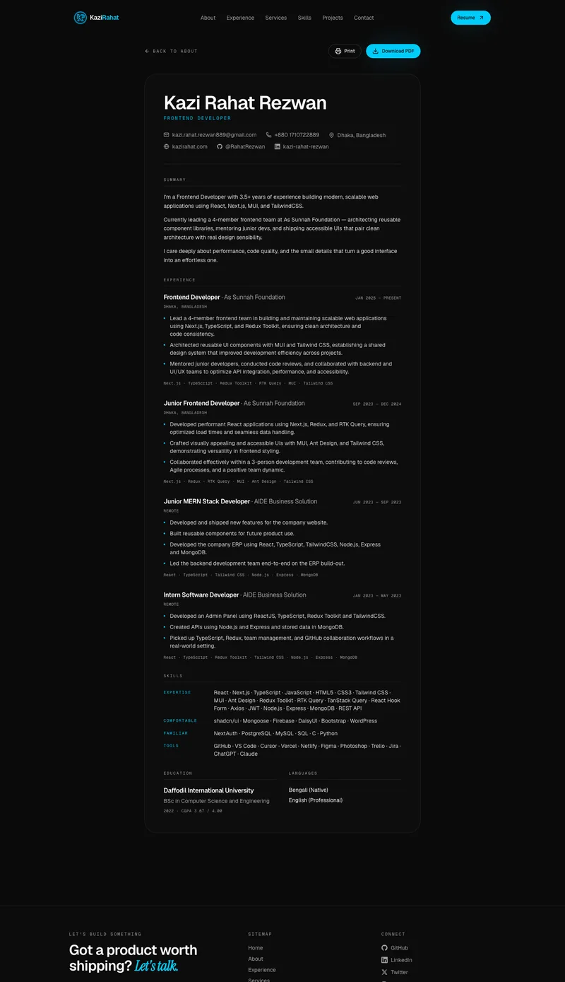 This Portfolio screenshot 4