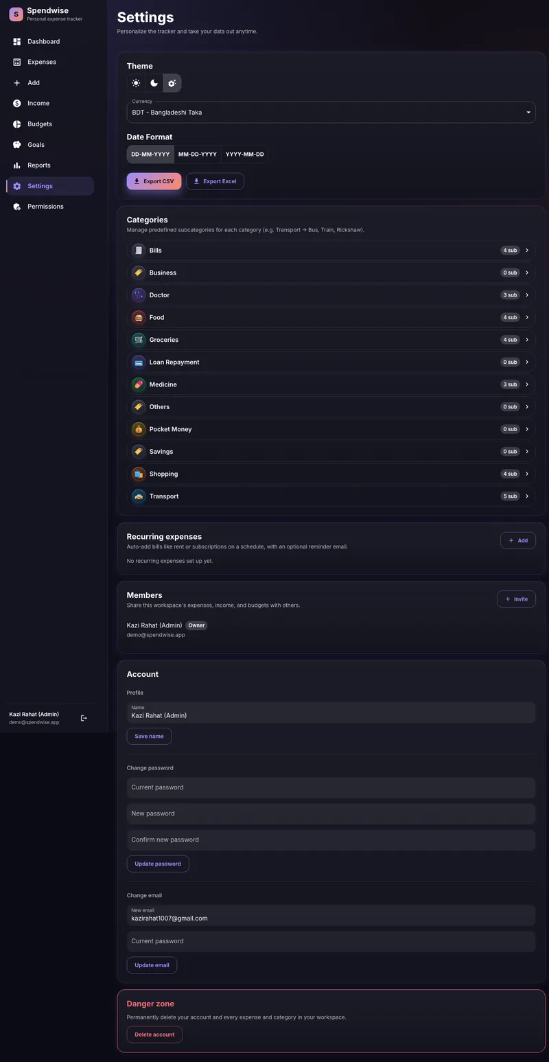 Spendwise screenshot 7